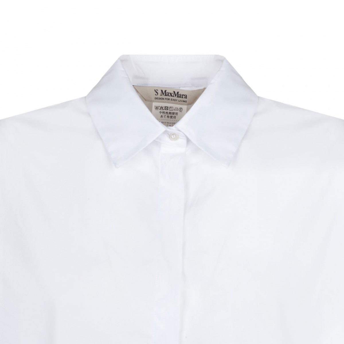 White Delfina Popeline Shirt