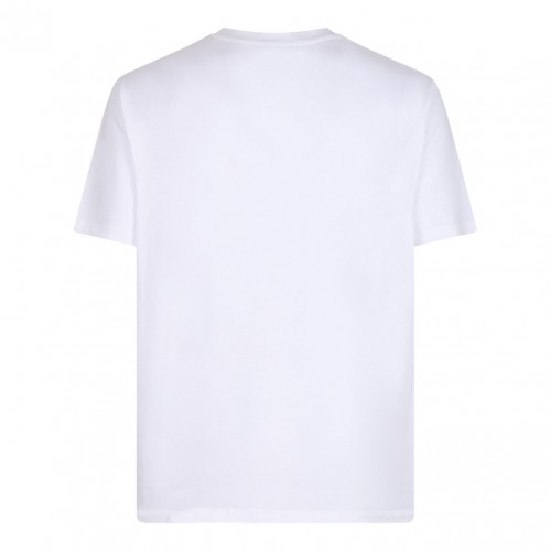 White Flocked Coin T-Shirt 2
