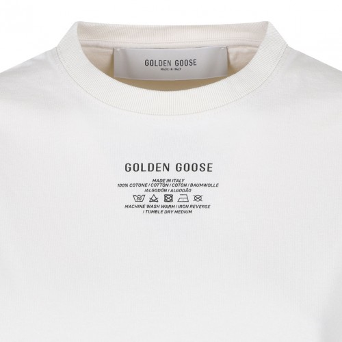 White Logo Lettering T-Shirt