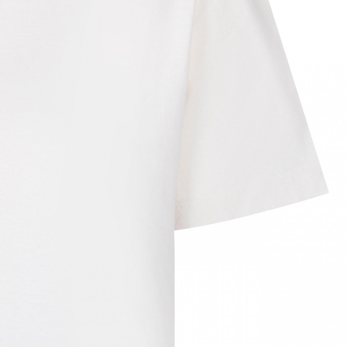 White Logo Lettering T-Shirt