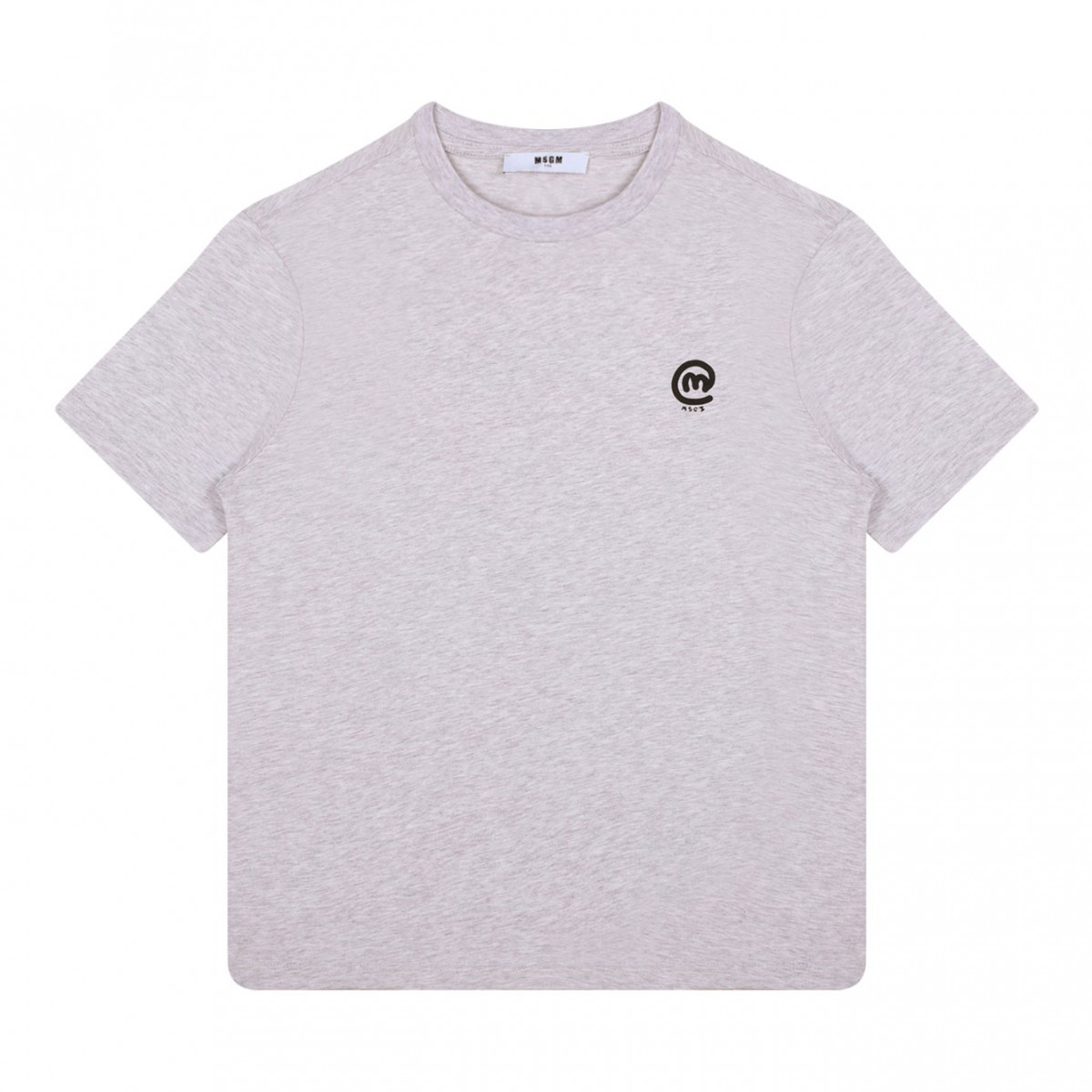Light Grey Logo Print T-Shirt