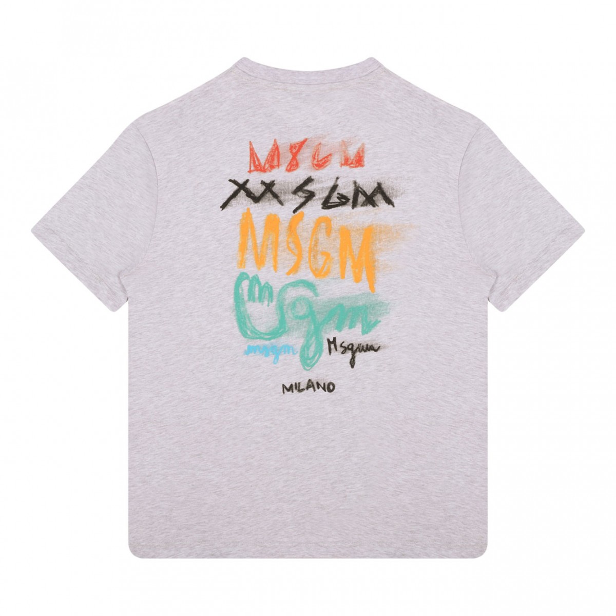 Light Grey Logo Print T-Shirt