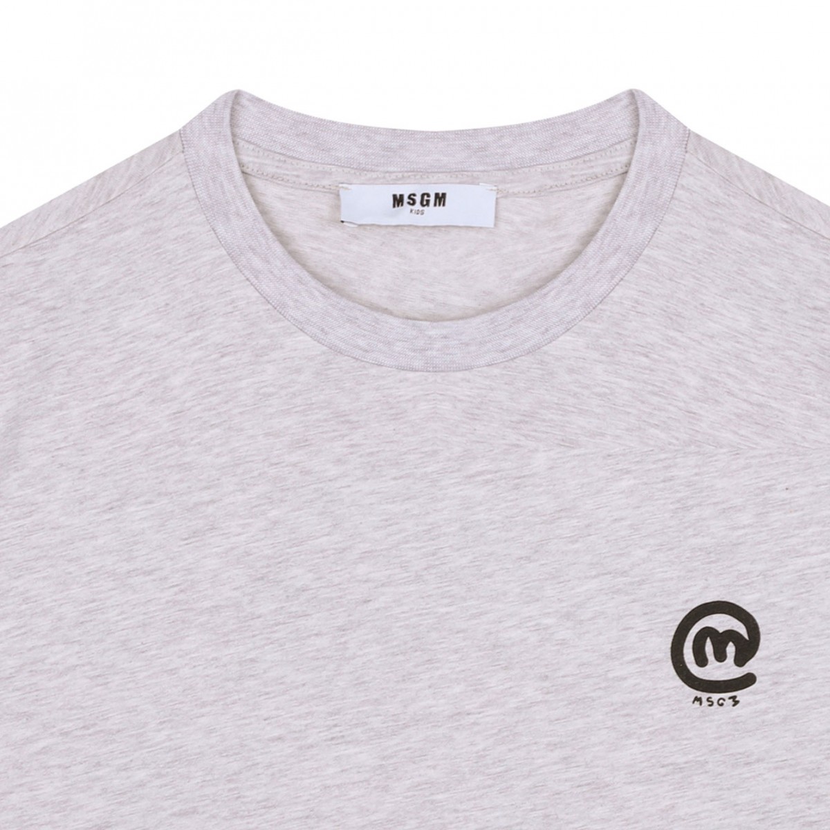 Light Grey Logo Print T-Shirt