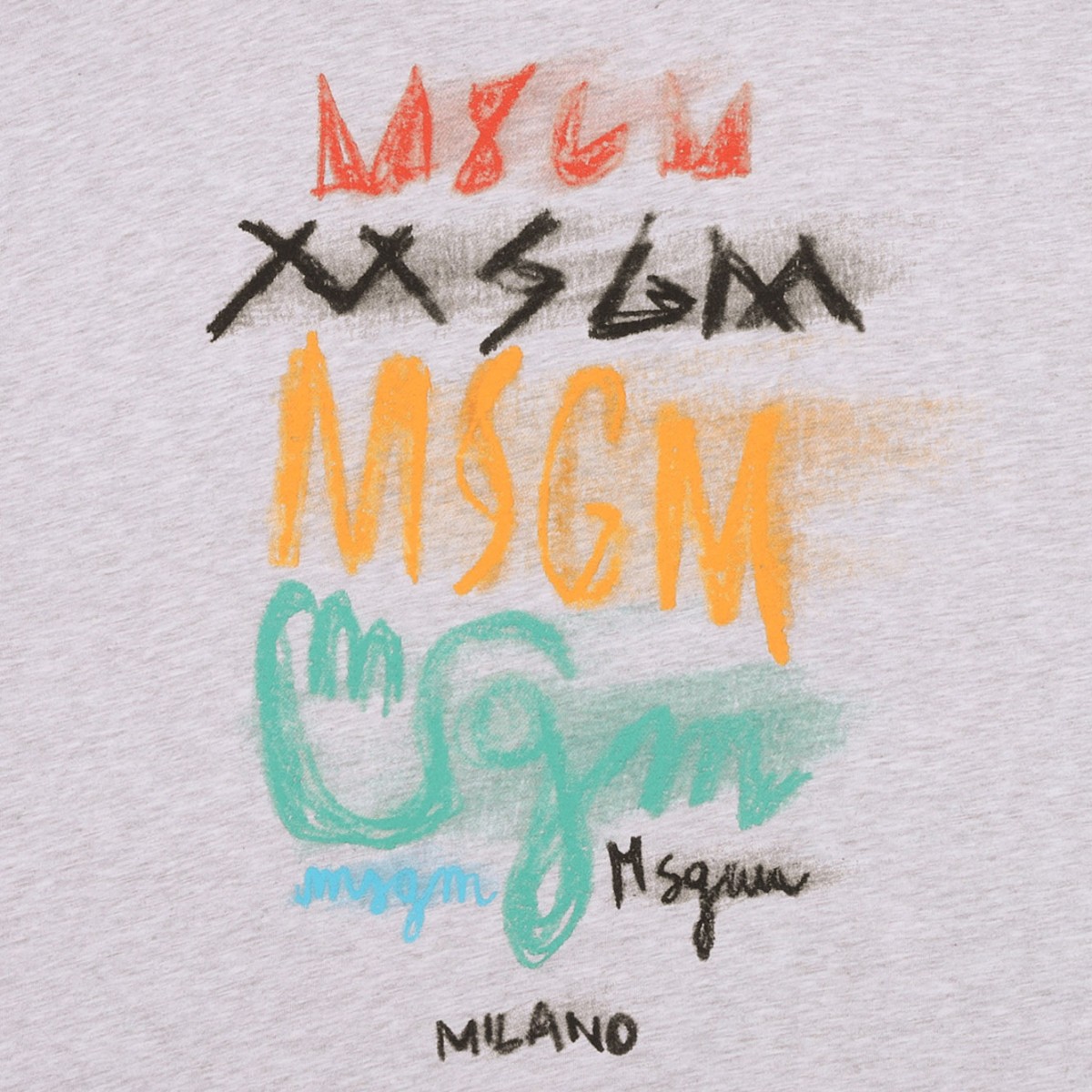 Light Grey Logo Print T-Shirt