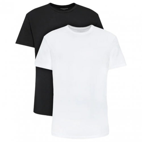 Black and White Pack Of 2 T-Shirt