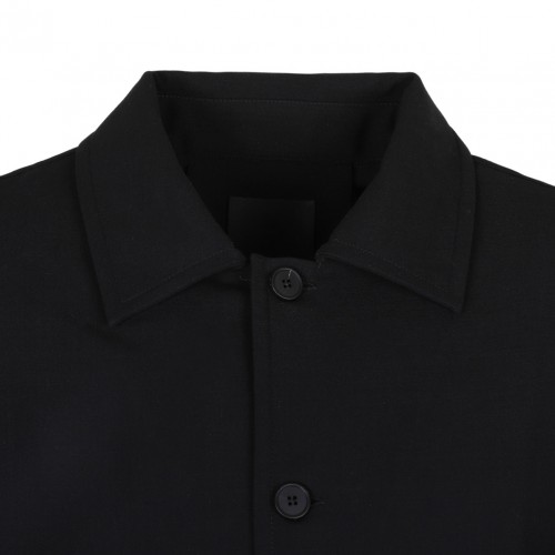 Black Double Face Shirt Jacket