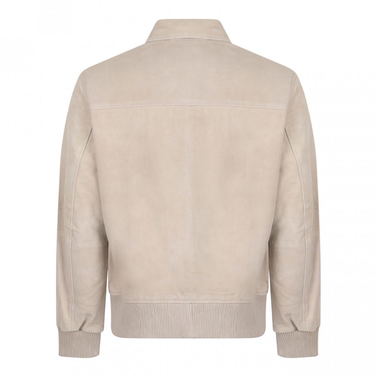 Light Beige Suede Jacket