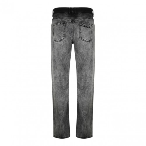 Dark Grey Straight Leg Jeans