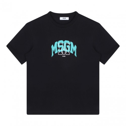 Black Logo Print T-Shirt