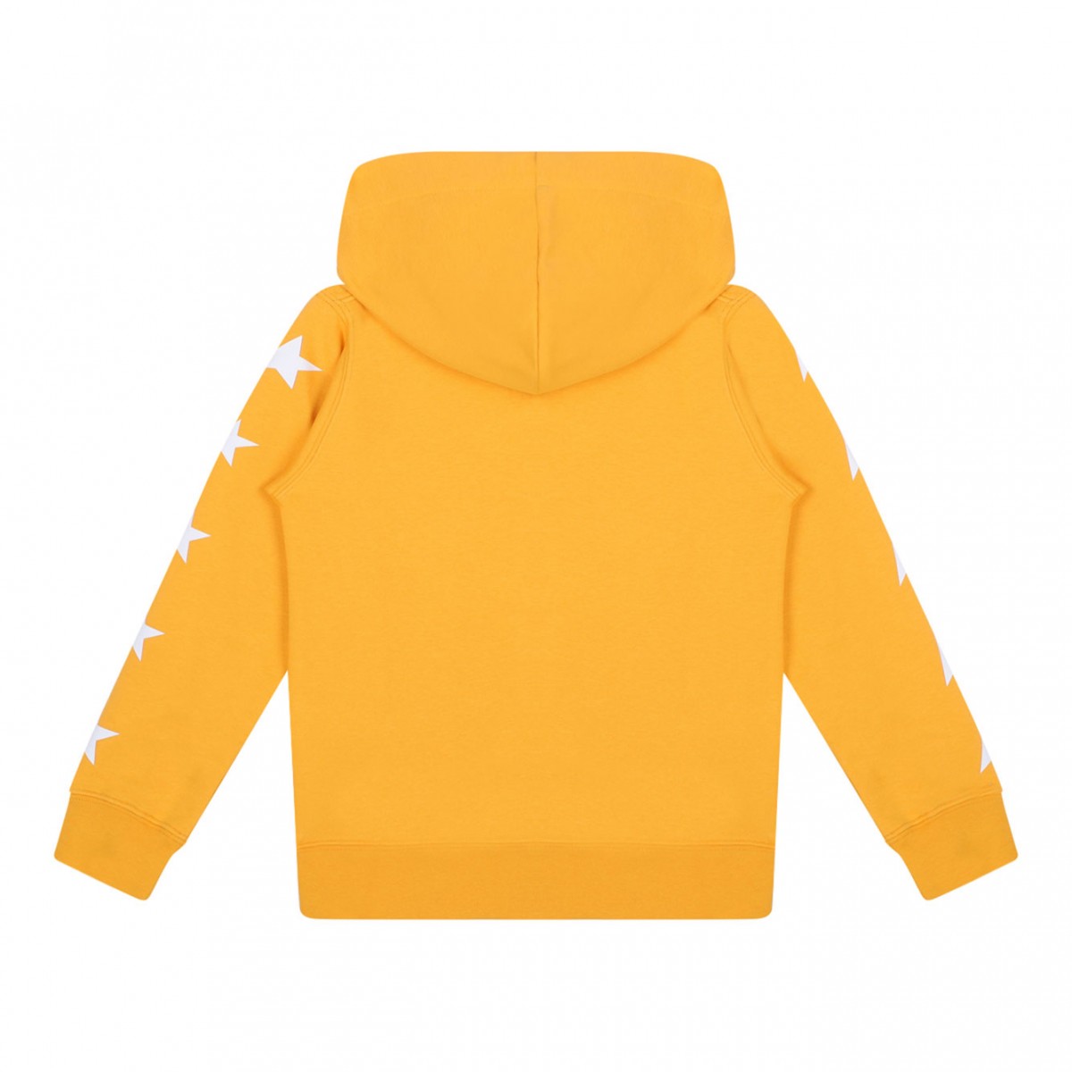 Warm Apricot Star Print Hoodie