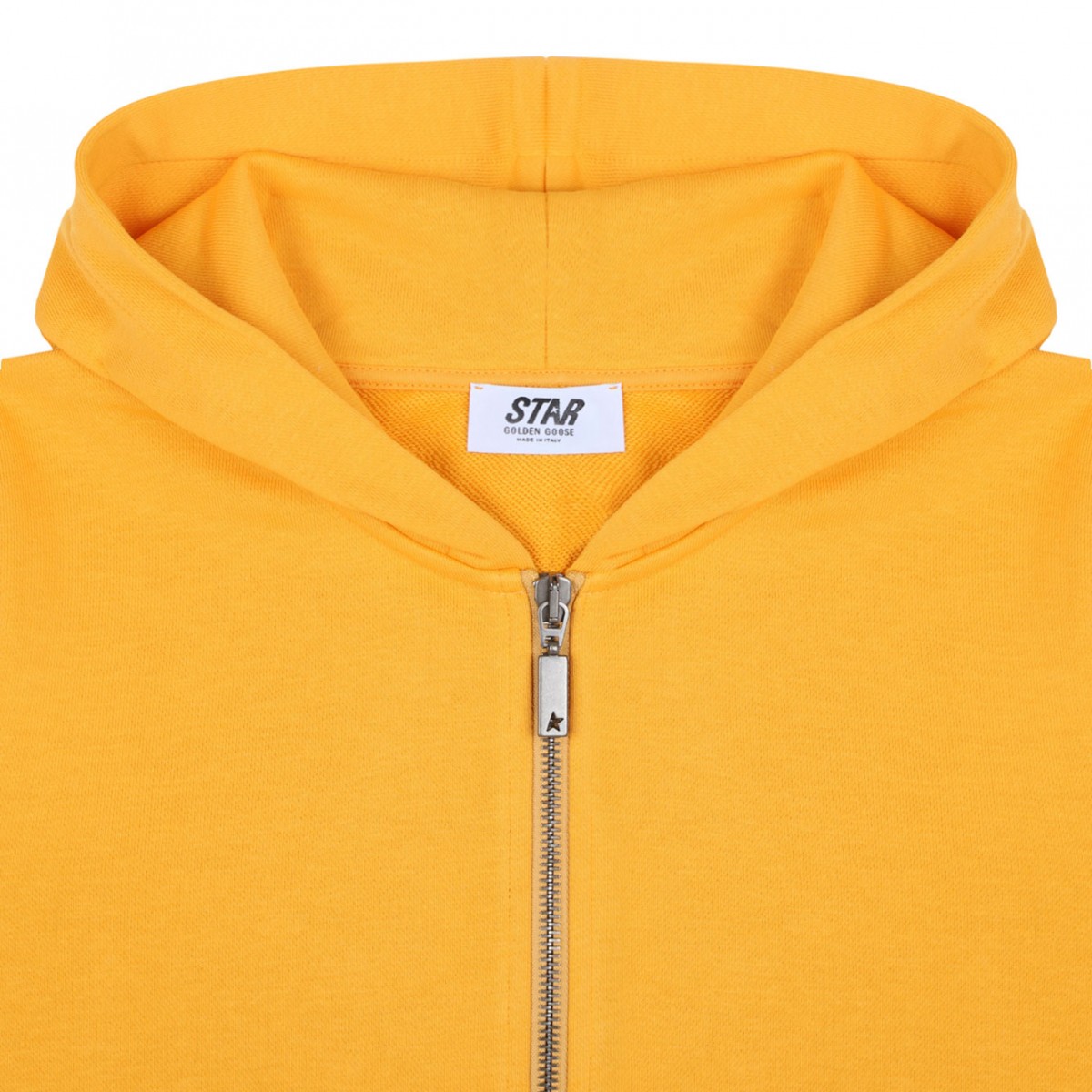 Warm Apricot Star Print Hoodie