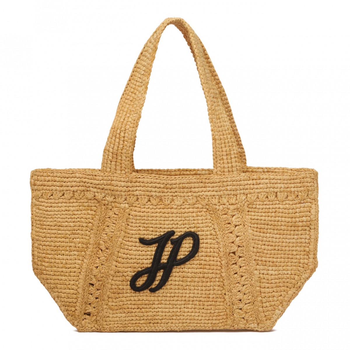 Beige Small JP Tote Bag