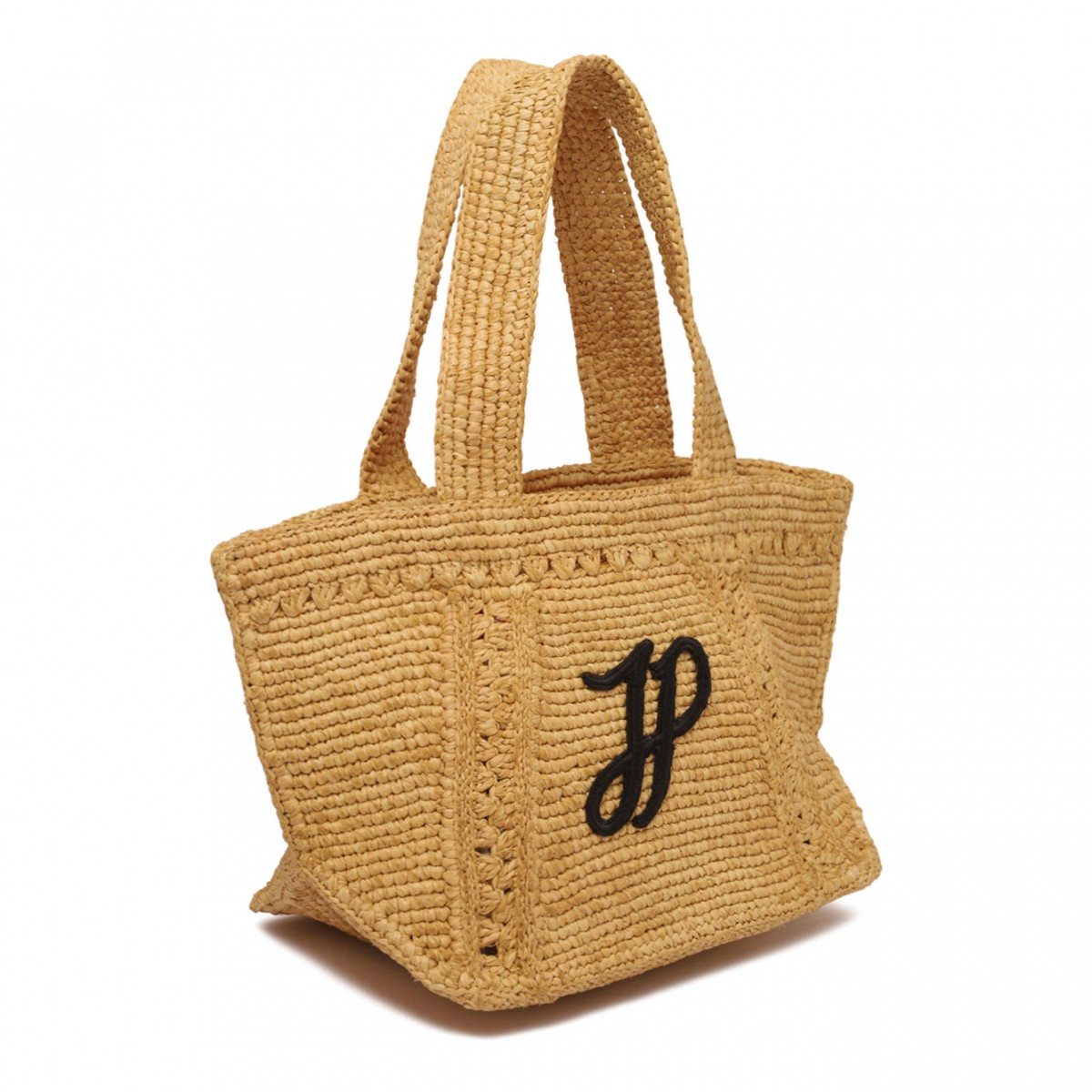 Beige Small JP Tote Bag