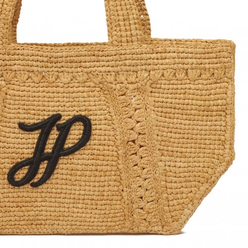 Beige Small JP Tote Bag