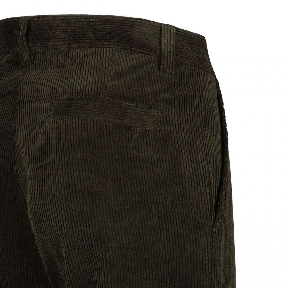 Straight-cut Constantin Kaki Trousers
