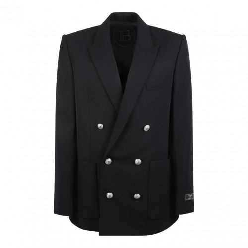 Black Double Breasted Blazer