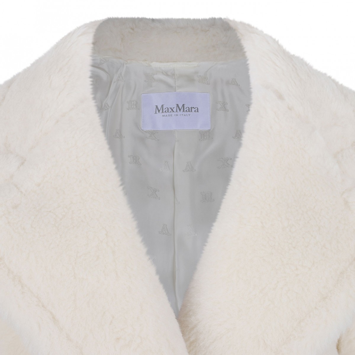 White Oggeri Teddy Bear Coat