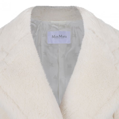 White Oggeri Teddy Bear Coat