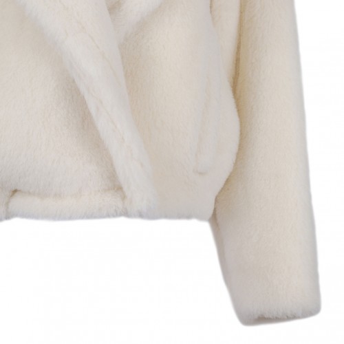 White Oggeri Teddy Bear Coat