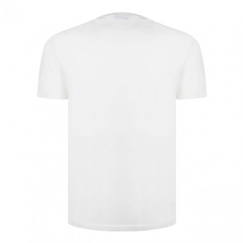 White Crew Neck T-Shirt 2