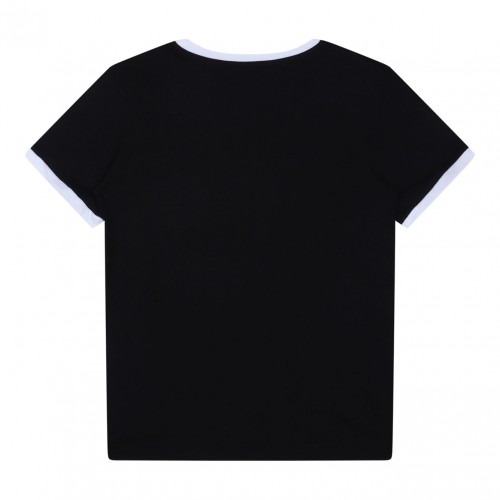 Black Embossed Logo T-Shirt