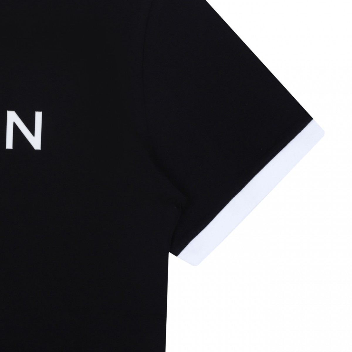 Black Embossed Logo T-Shirt