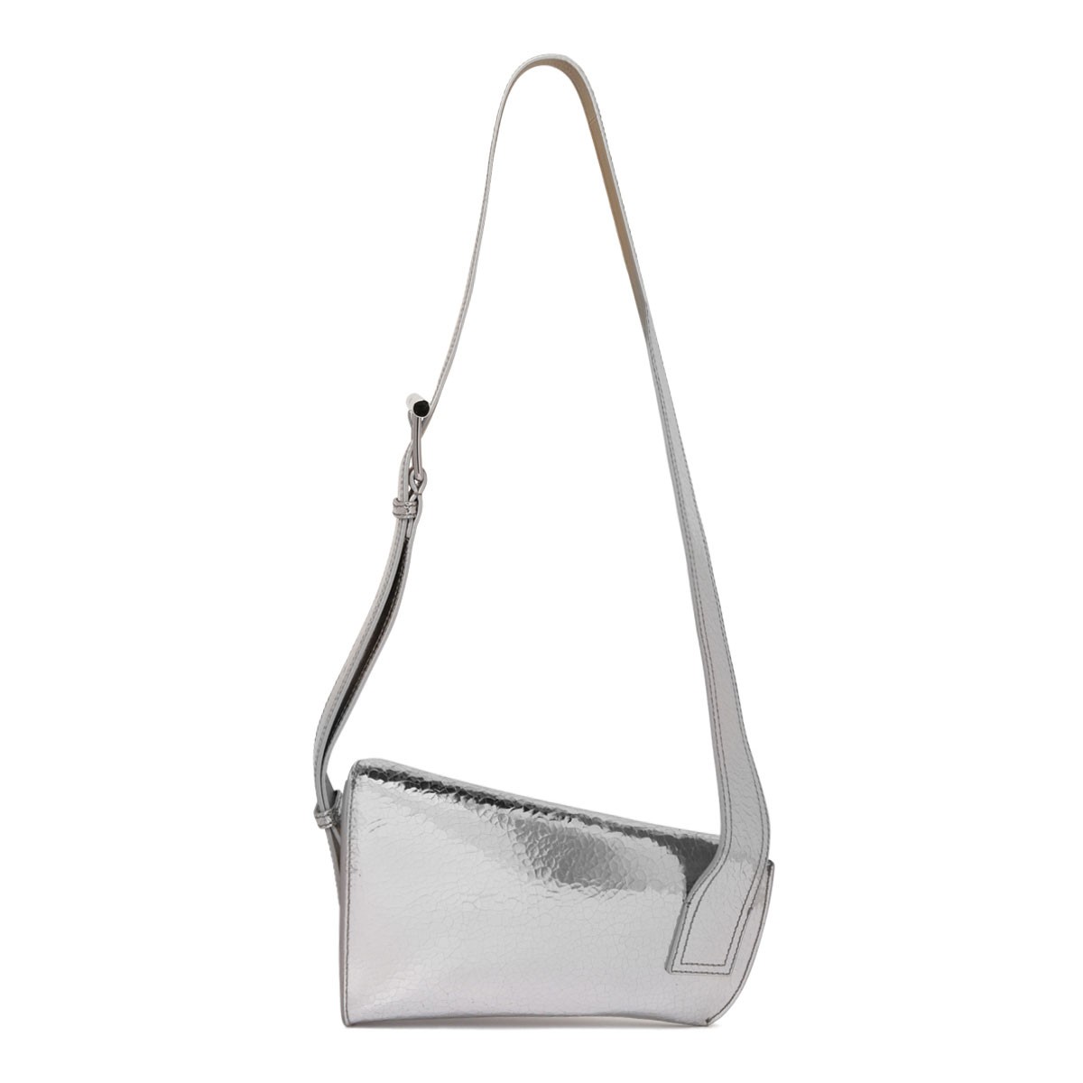 Silver Asymmetrical Bag