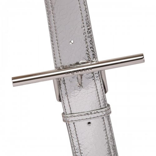 Silver Asymmetrical Bag