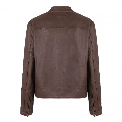 Brown Leather Jacket 2