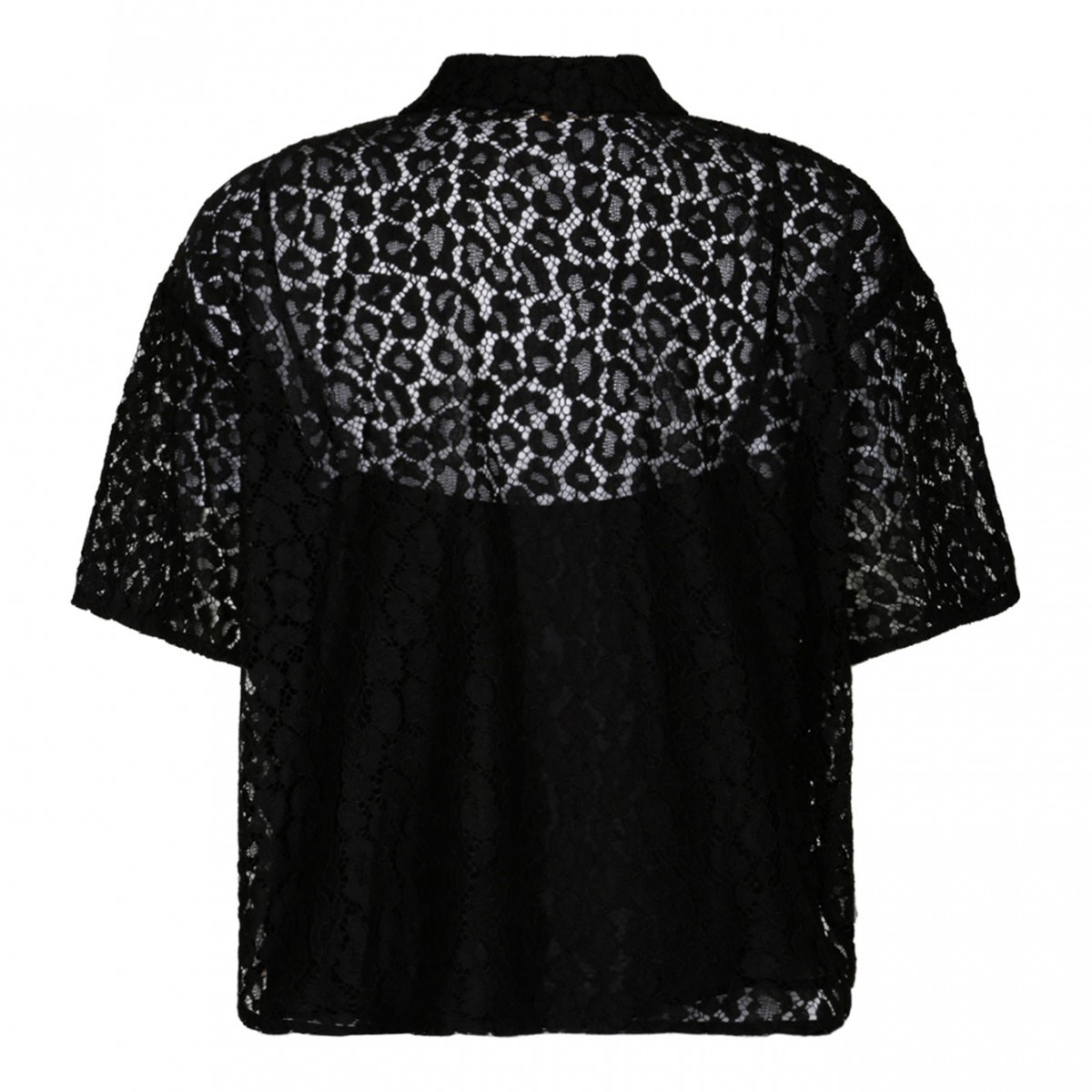 Black Corded Lace Shirt