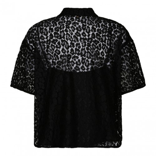 Black Corded Lace Shirt