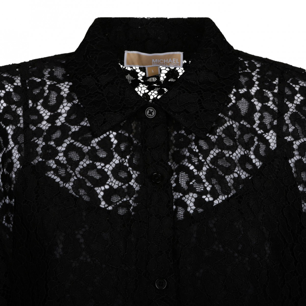 Black Corded Lace Shirt