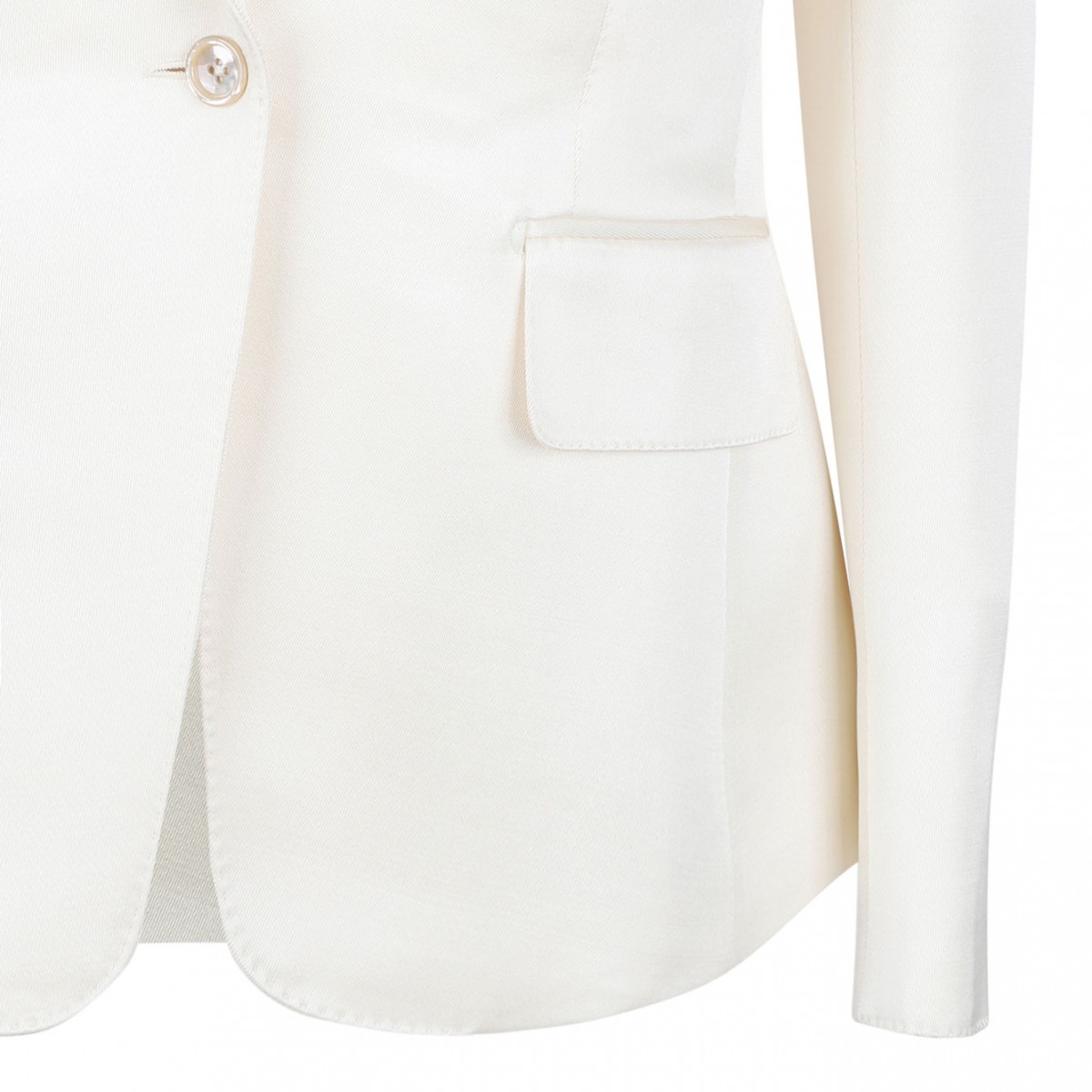 White Single Breasted Blazer