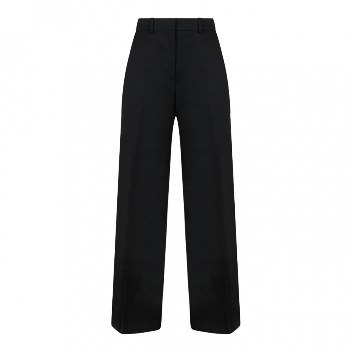 Black Wool Trousers