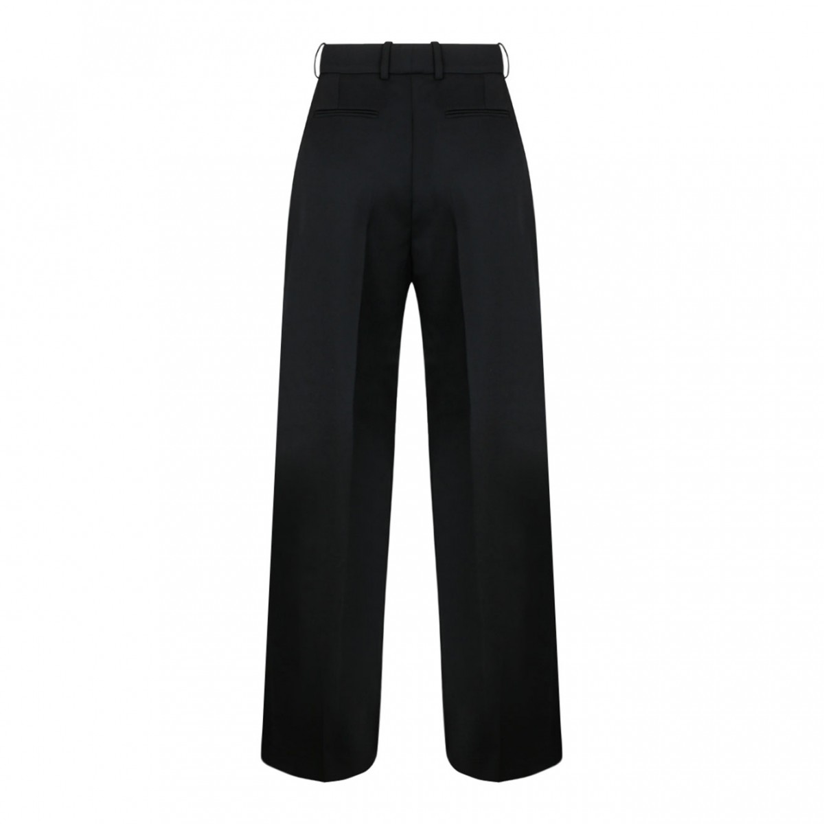 Black Wool Trousers