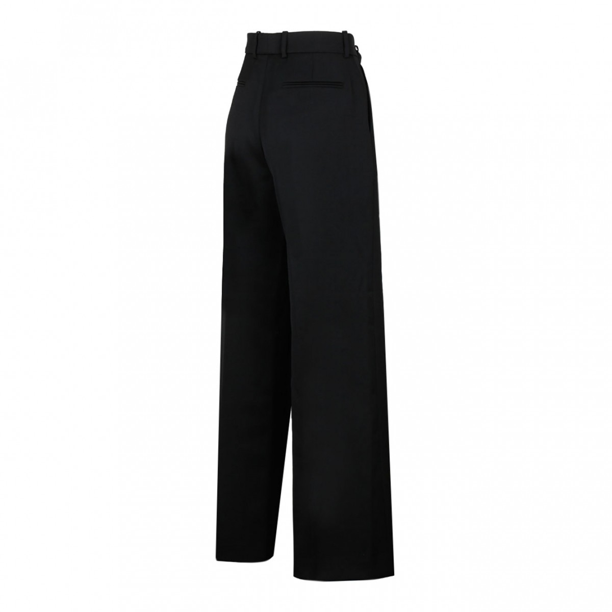 Black Wool Trousers