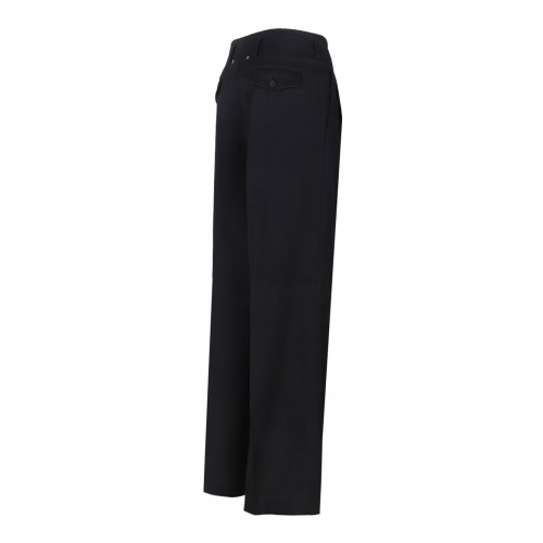 Black Flavia Tailored Palazzo Pants