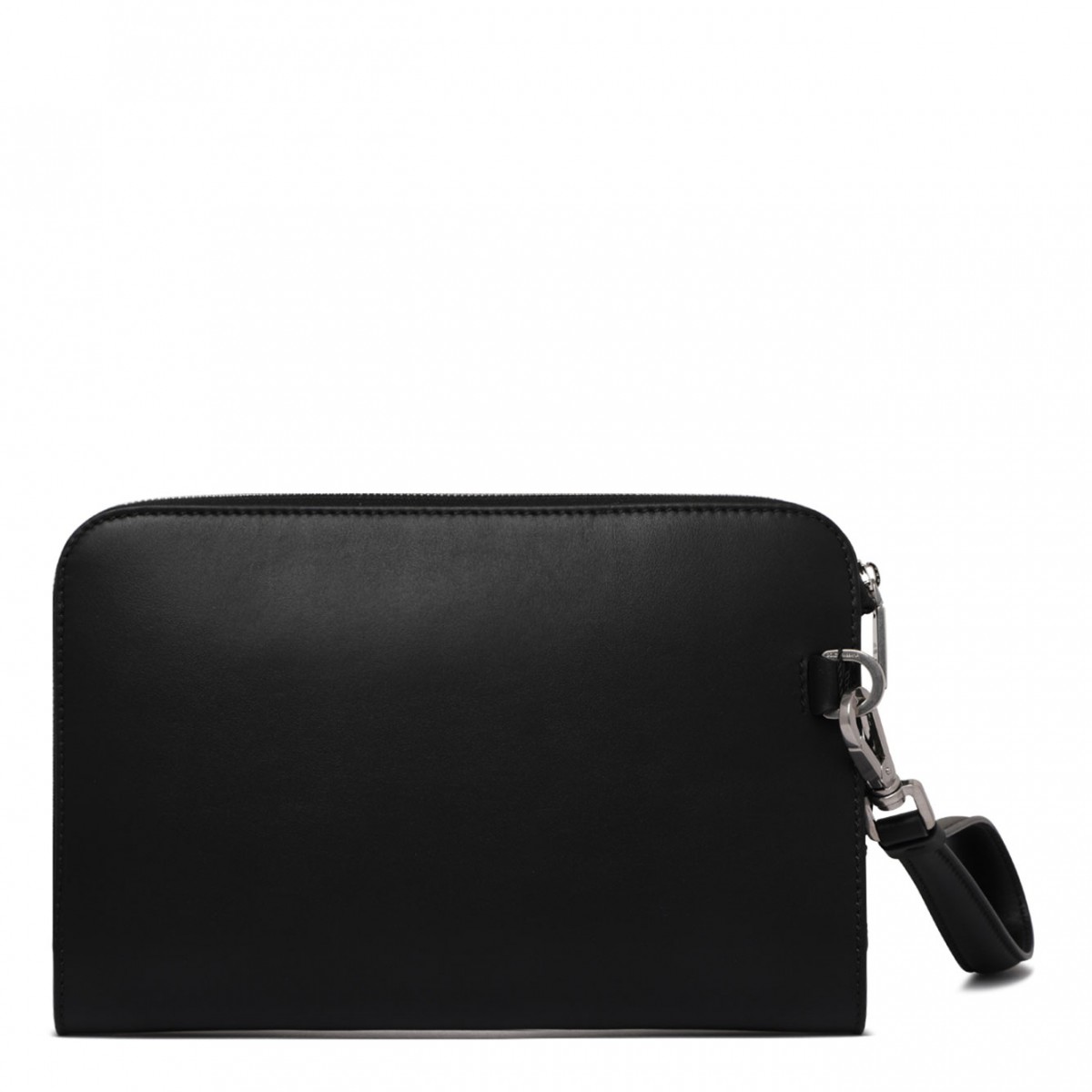 Black Leather Clutch Bag
