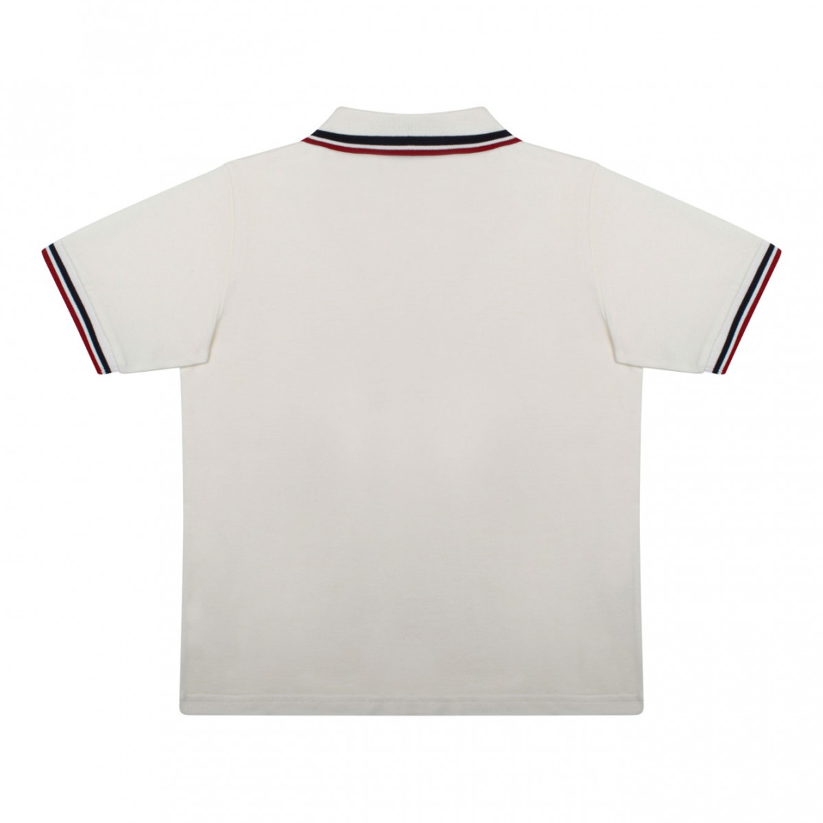 White Short Sleeved Polo Shirt