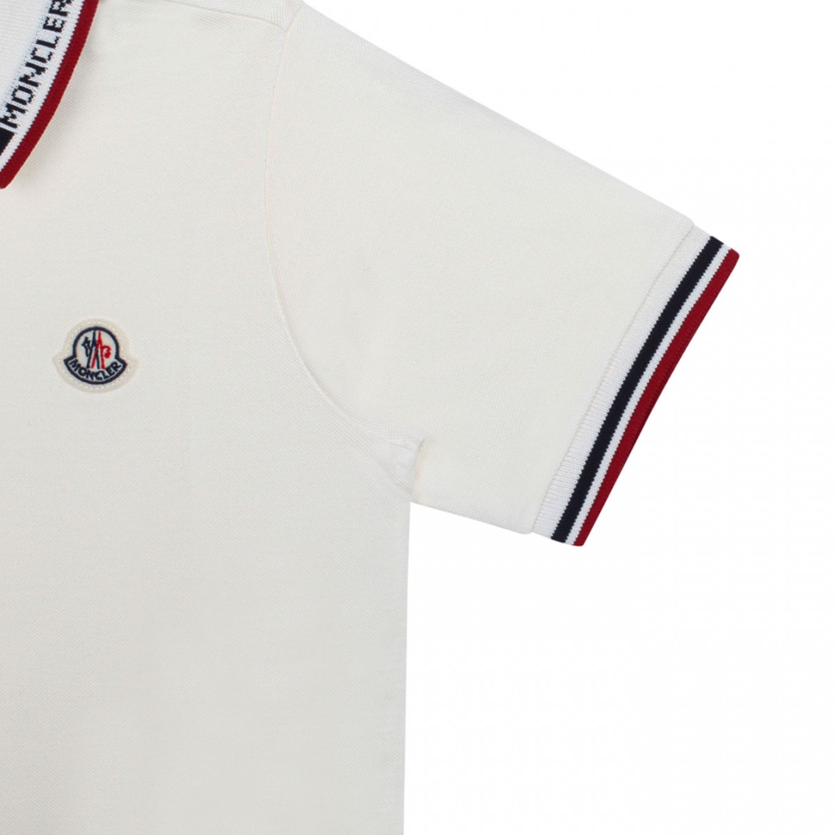 White Short Sleeved Polo Shirt
