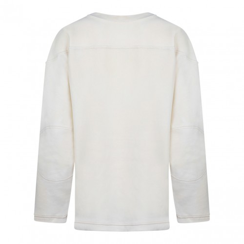 Ivory Numeric Logo Sweatshirt