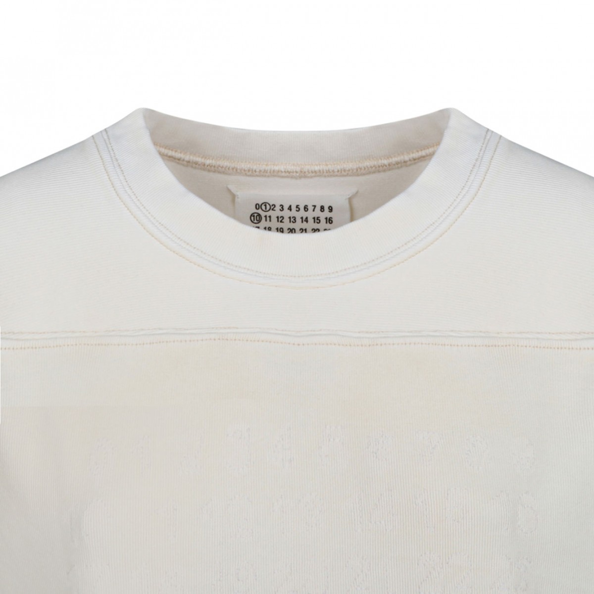 Ivory Numeric Logo Sweatshirt