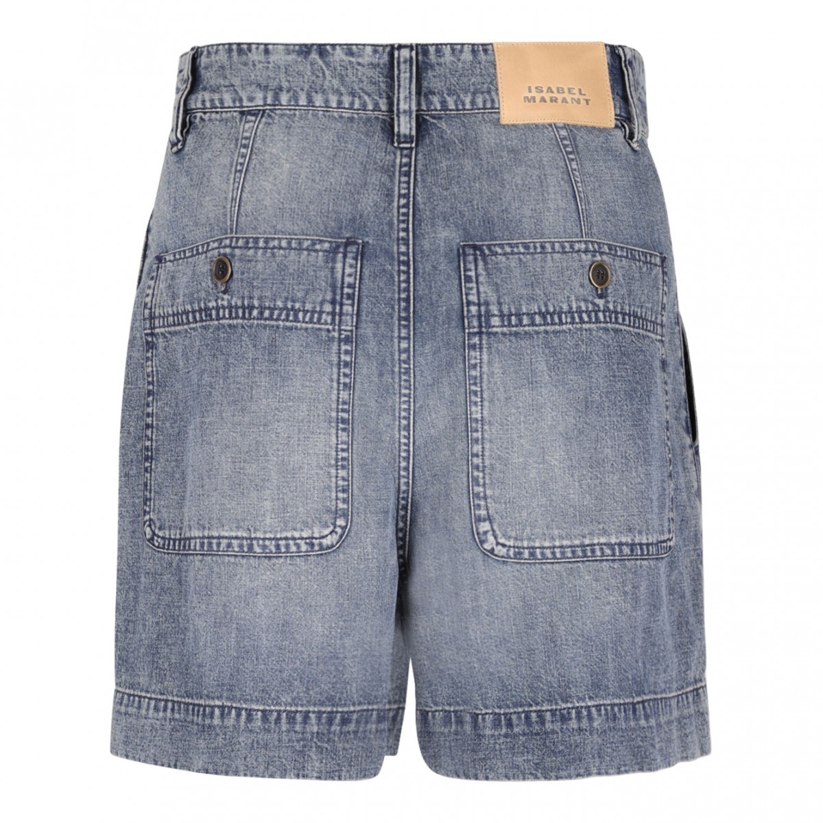 Faded Blue Noemia Denim Shorts