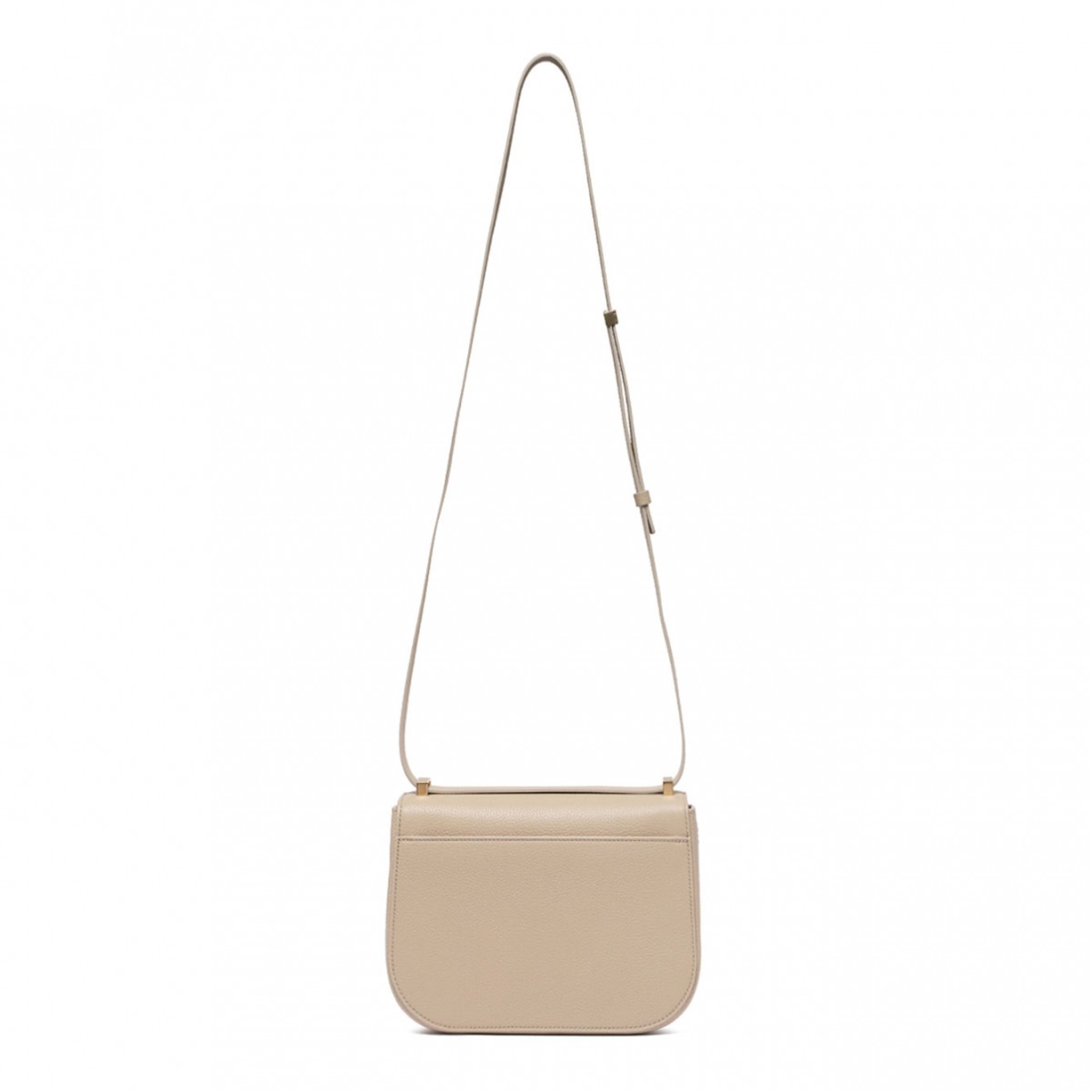 Light Beige Double Gancini Shoulder Bag