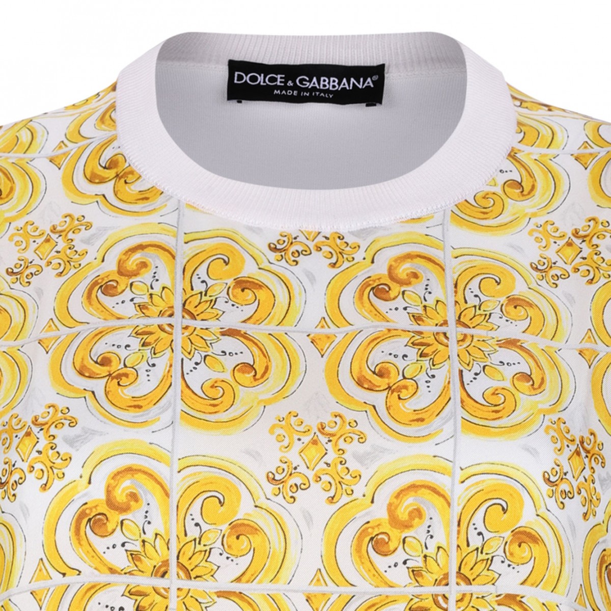 Yellow Majolica Sleeveless Sweater