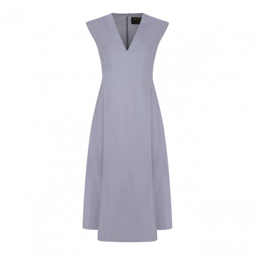 Sleeveless Grey Dress