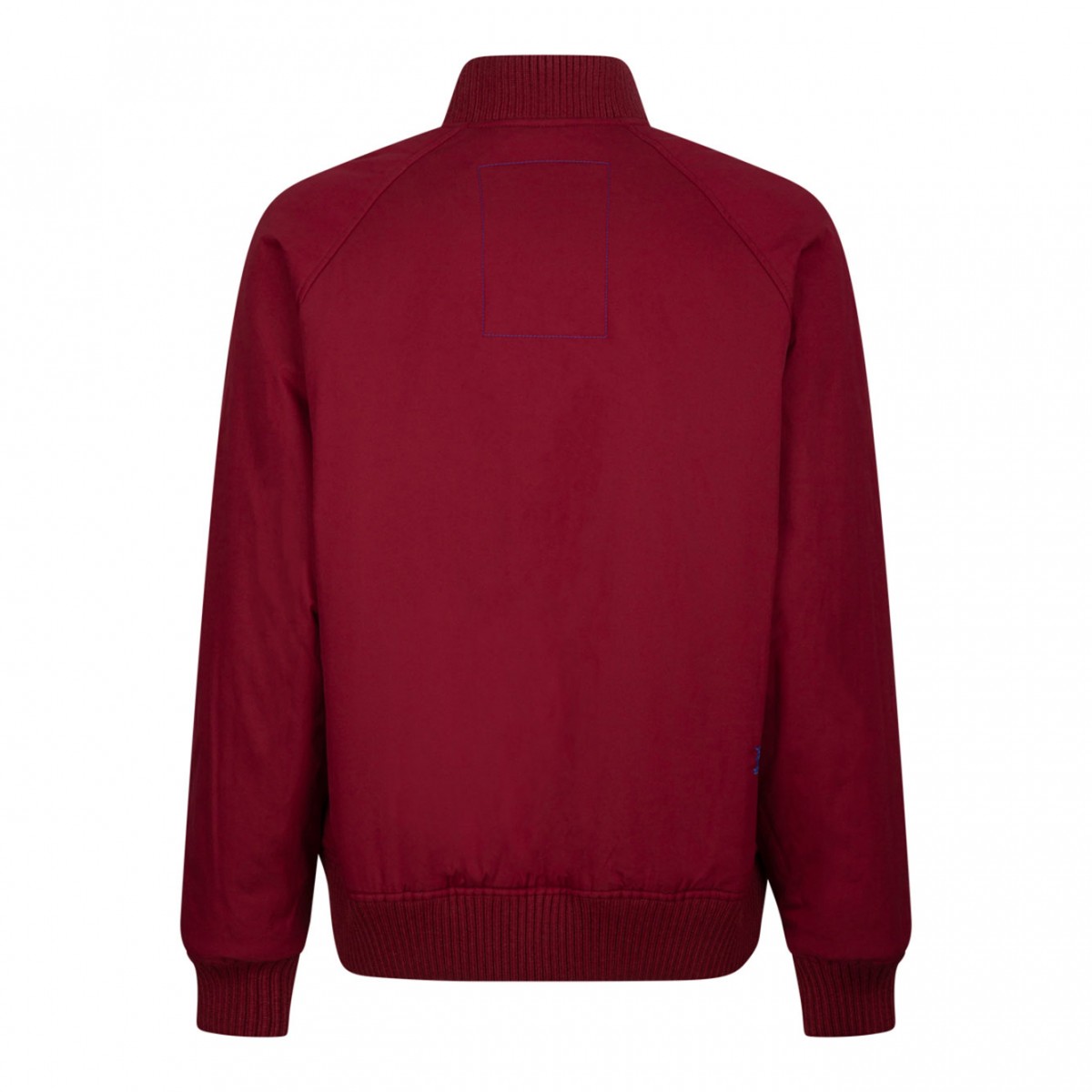 Red Check Print Bomber Jacket