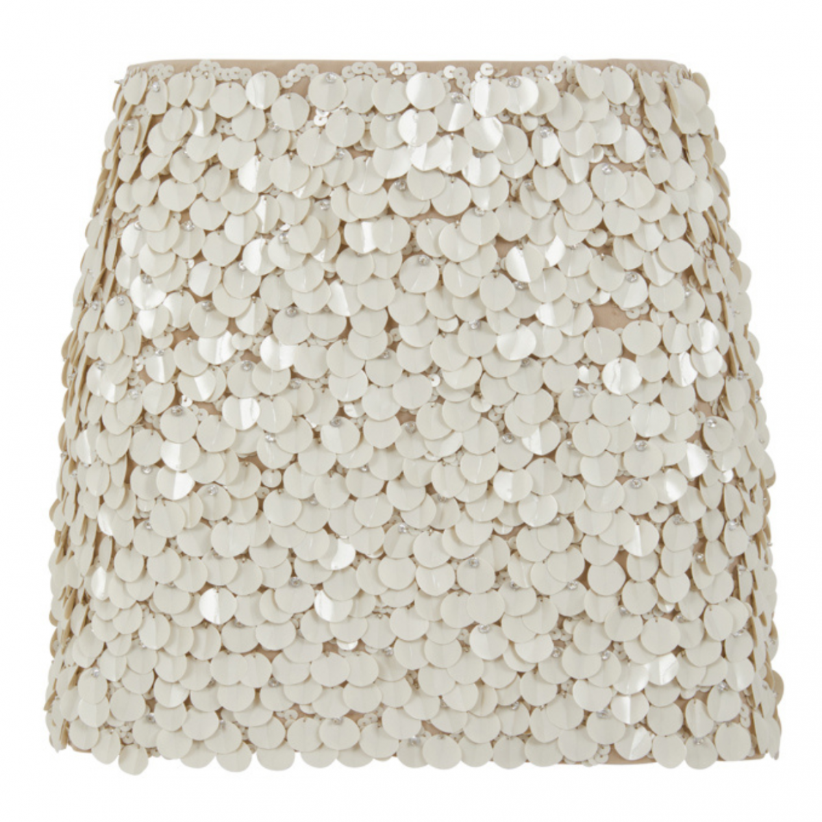 Cream White Mini Skirt