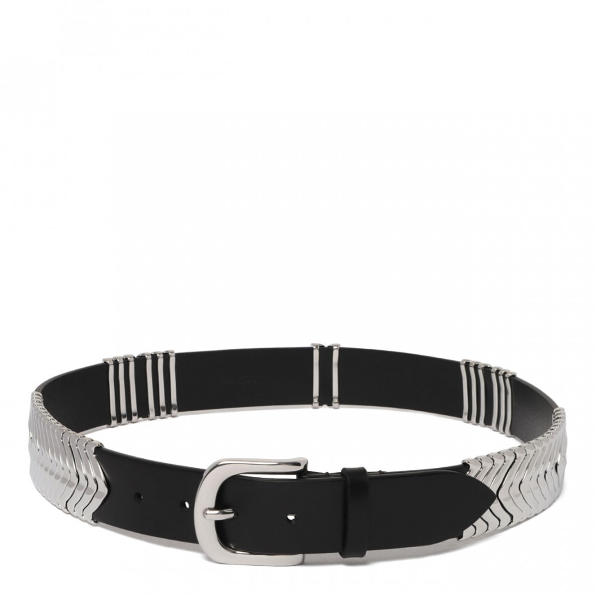 Black Tehora Leather Belt