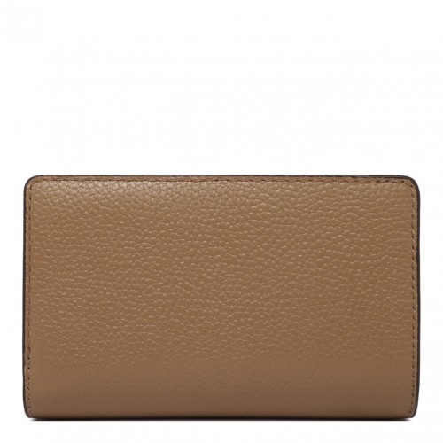 Light Brown Logo Lettering Wallet 2